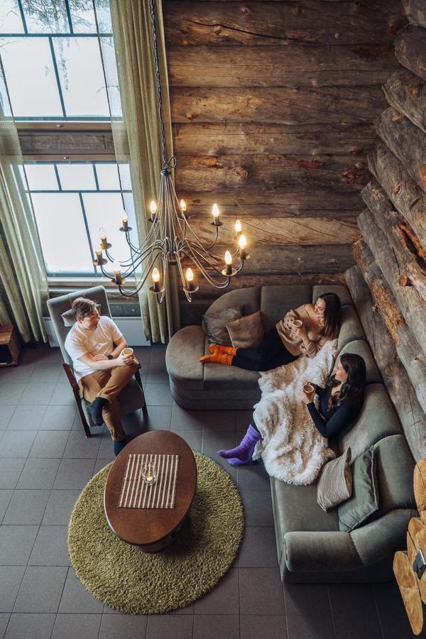 Sielikkoe Aurora Log Apartments サーリセルカ エクステリア 写真