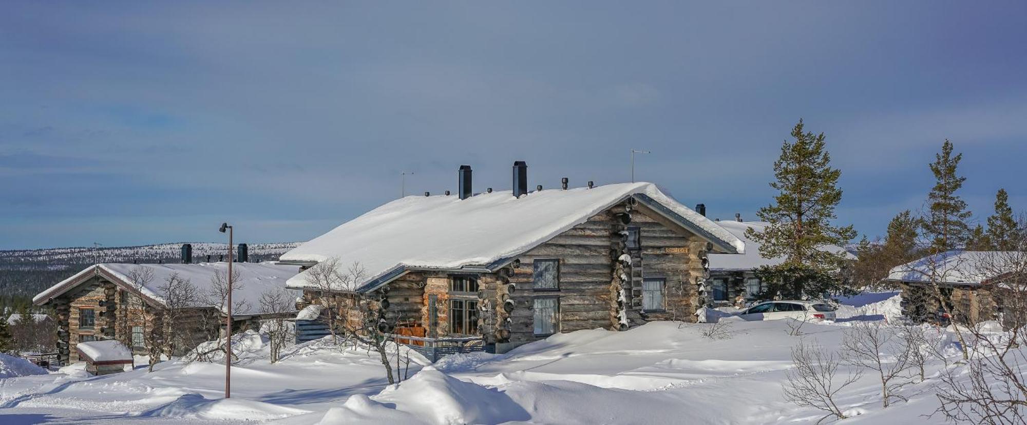 Sielikkoe Aurora Log Apartments サーリセルカ エクステリア 写真