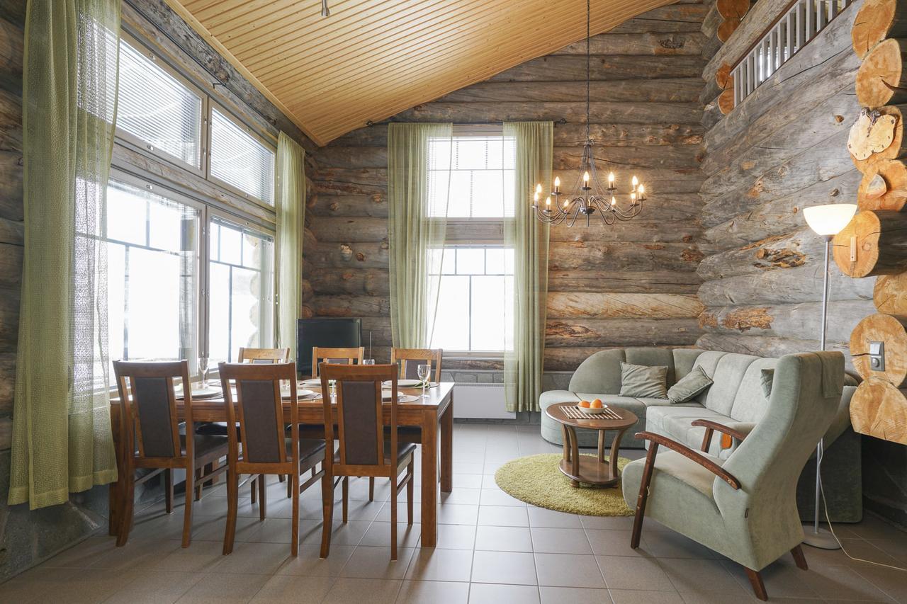 Sielikkoe Aurora Log Apartments サーリセルカ エクステリア 写真