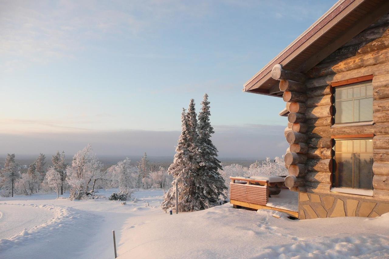 Sielikkoe Aurora Log Apartments サーリセルカ エクステリア 写真